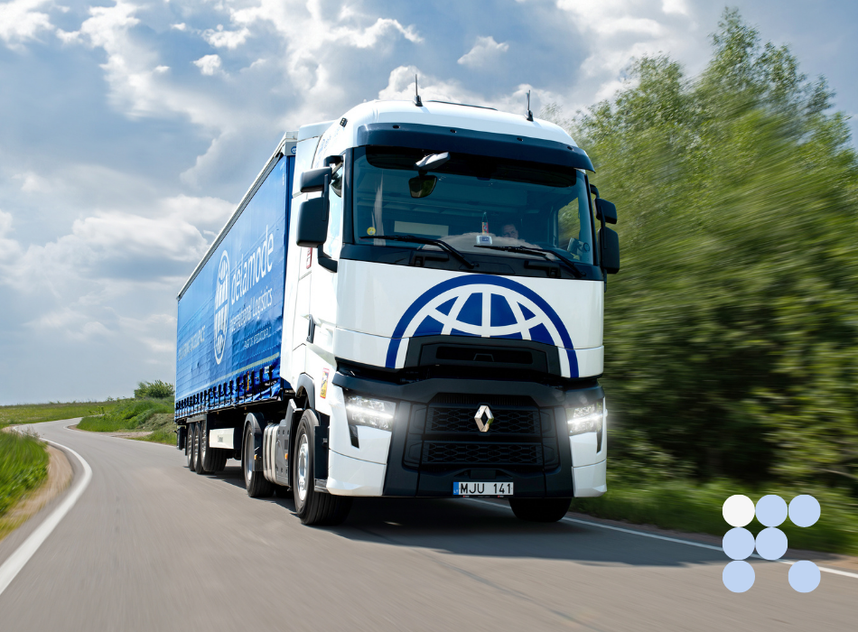 Ciągnik Delamode Baltics dla kierowców kategorii CE